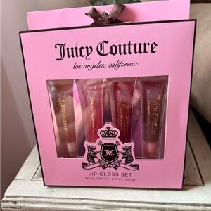 Juicy Couture 4 Piece Lip Gloss Collection Gift Set NEW